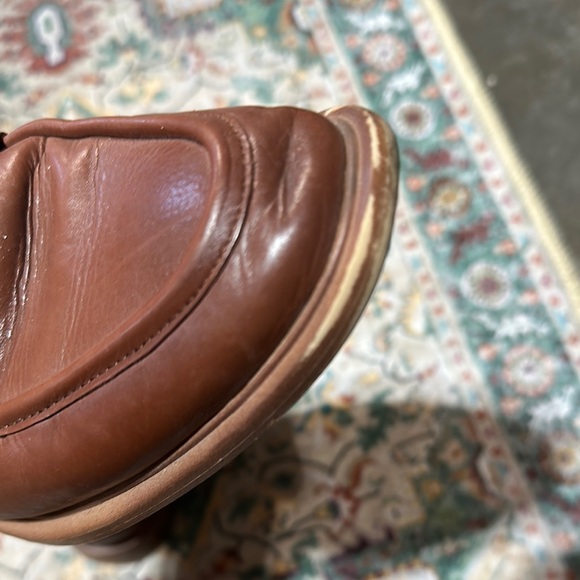 Franco Sarto Brown Leather Loafers - Picture 6 of 8